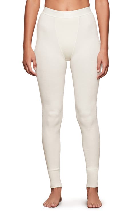パンツ RONRON LOGO LAYERED GOLGI LEGGINS PANTS IVORY LOGO LAYERED GOLGI LEGGINS PANTS IVORY - RONRON 론론