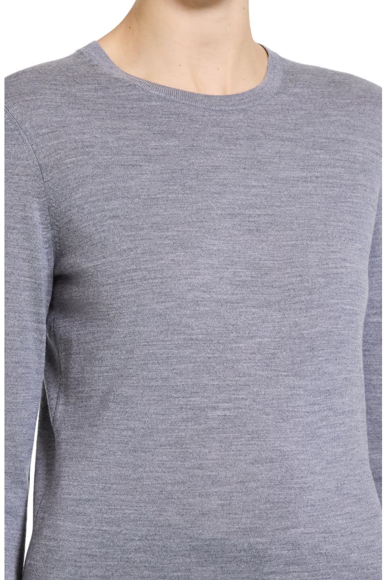 Rega Merino Wool Sweater, Alternate, color, LIGHT HEATHER GREY - QLY