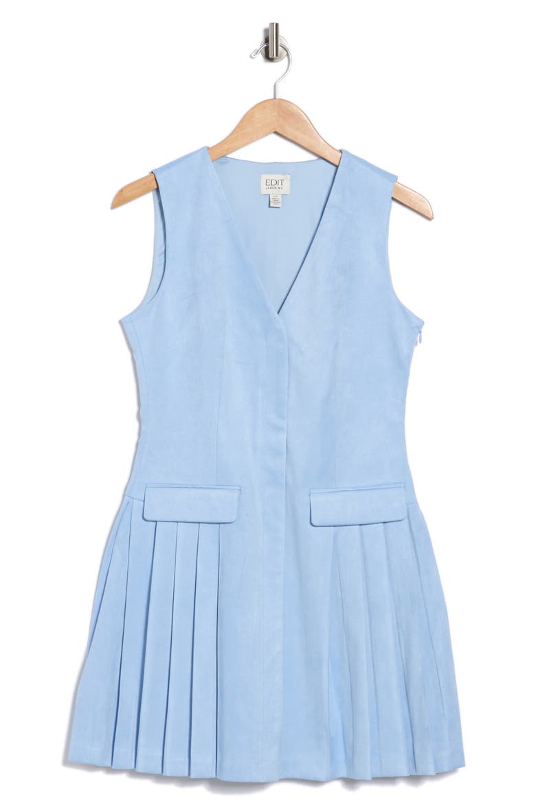 Drop Waist Sheath Dress, Alternate, color, CHAMBRAY