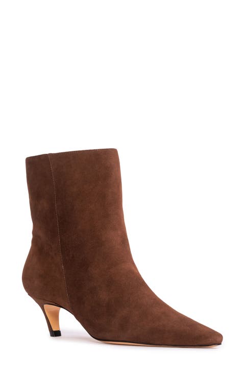 Women's BLACK SUEDE STUDIO Ankle Boots & Booties | Nordstrom