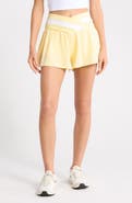 YOGALICIOUS Lux Fiona Lightstreme Hybrid Crossover Waist Shorts