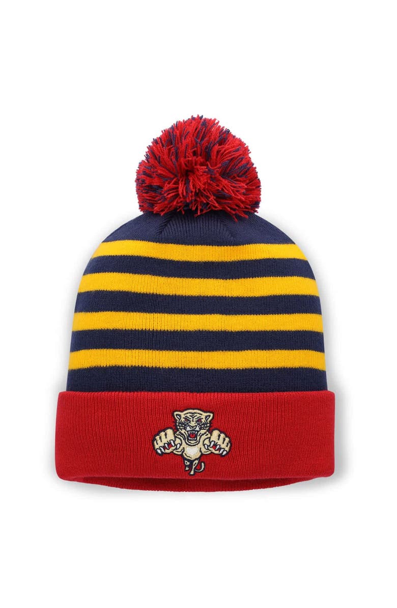 FANATICS Men's Fanatics Navy/Red Florida Panthers 2026 NHL Winter Classic Cuffed Pom Knit Hat, Main, color, Navy