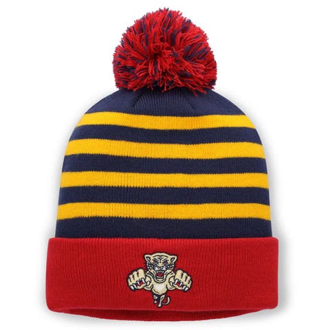 Men's Fanatics Navy/Red Florida Panthers 2026 NHL Winter Classic Cuffed Pom Knit Hat