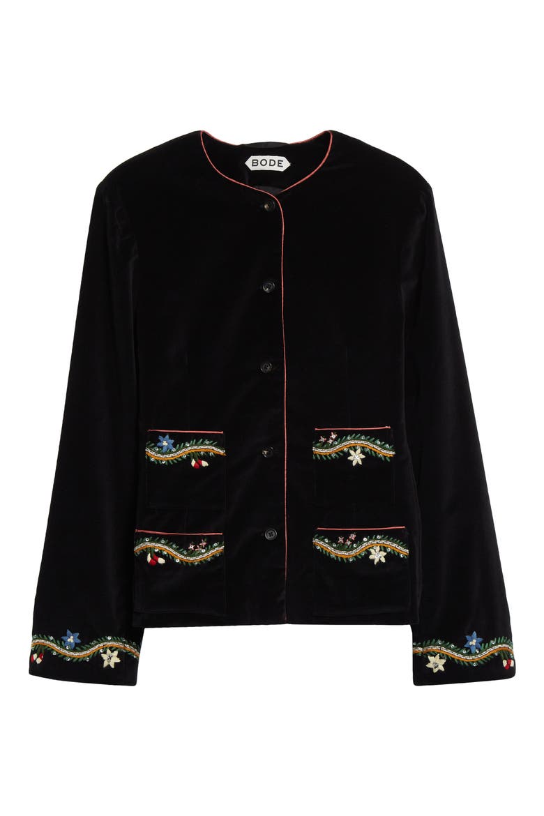 Alpineflower Rice Jacket, Alternate, color, BLACK MULTI