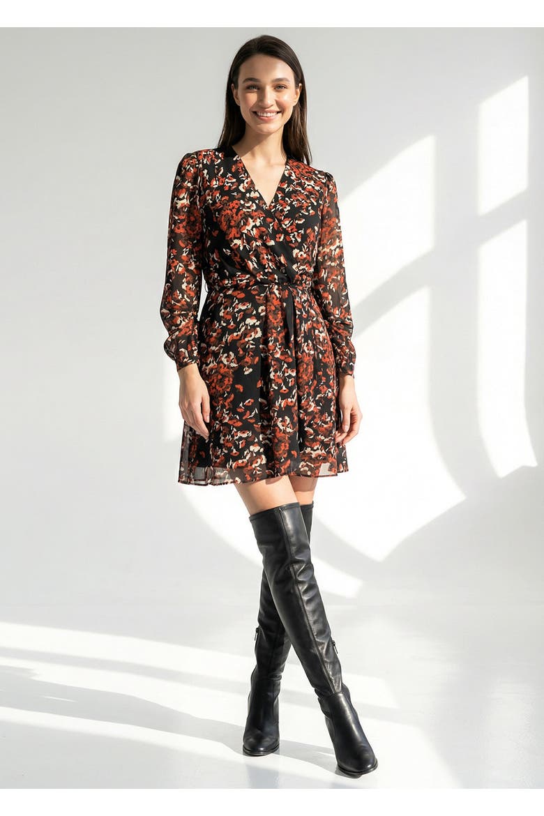 Prim Mini Dress, Alternate, color, MULTI COLOR