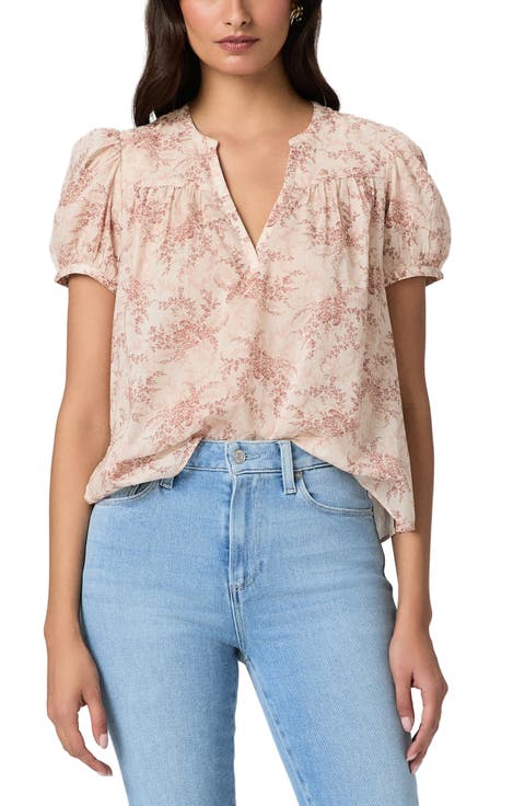 Marlena Floral Cotton Top