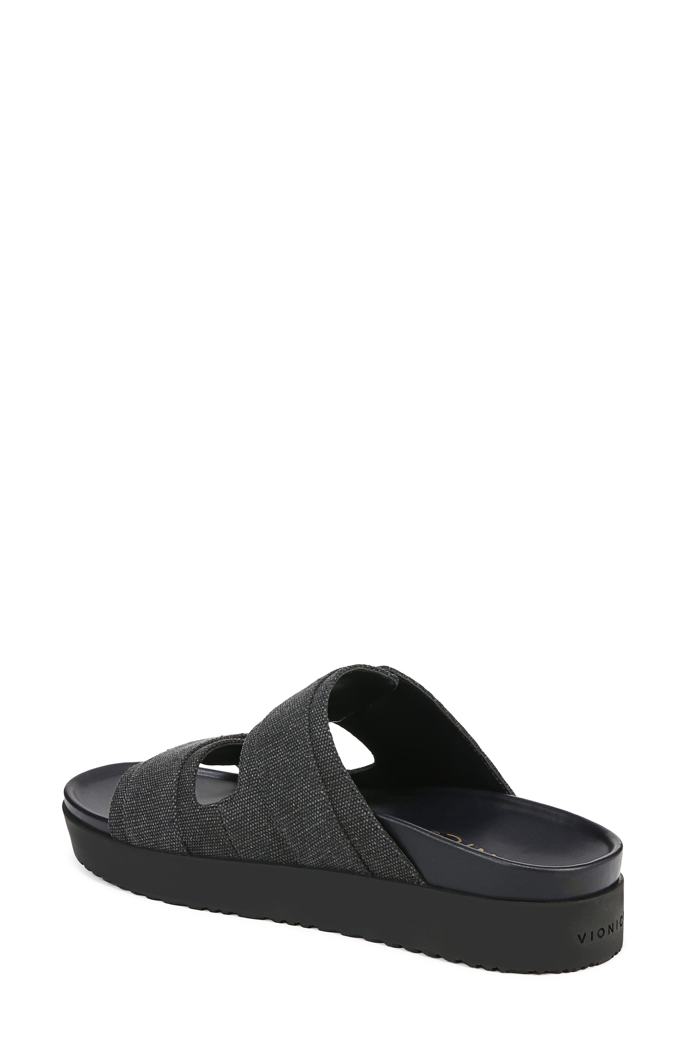 Vionic Riviera Slide Sandal, Alternate, color, Black