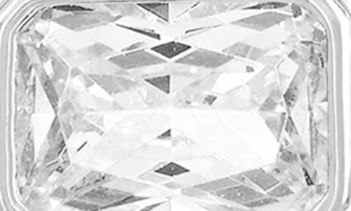 Simona Rectangle Cubic Zirconia Pendant Necklace