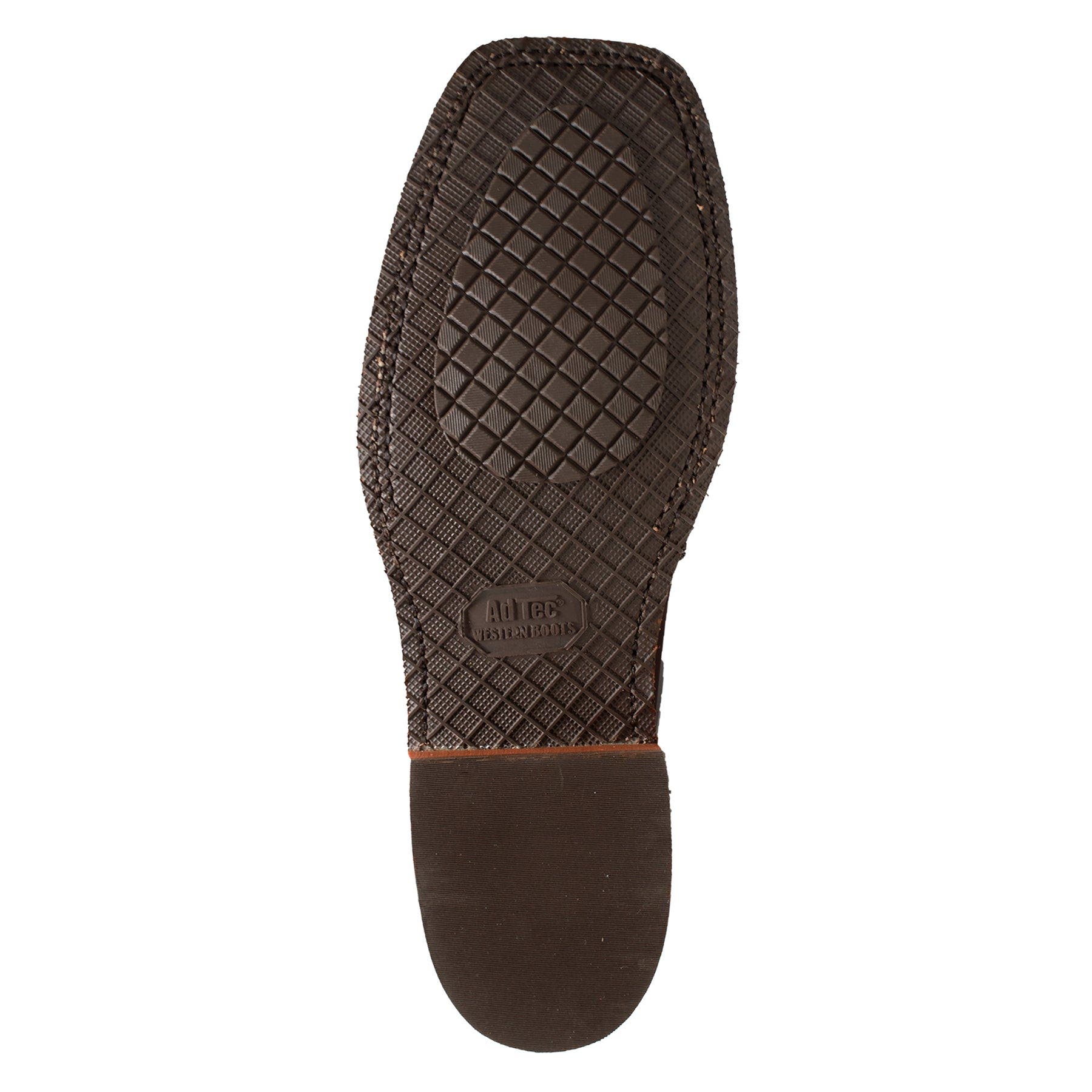 11" Western Square Toe Boots, Alternate, color, Dark Brown