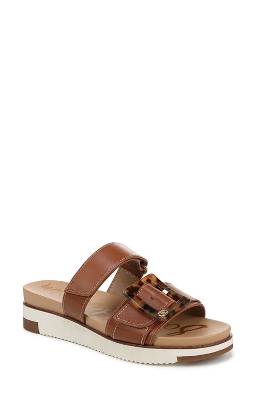 Sam Edelman Adrianna Two-strap Sandal In Saddle