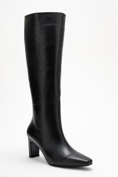 Velencia Leather Knee High Boot