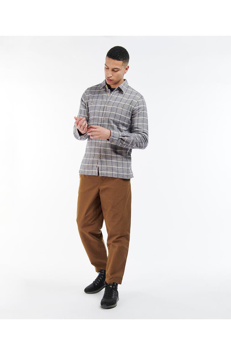 Barbour Gretna Check Organic Cotton Button-Up Shirt, Alternate, color, 