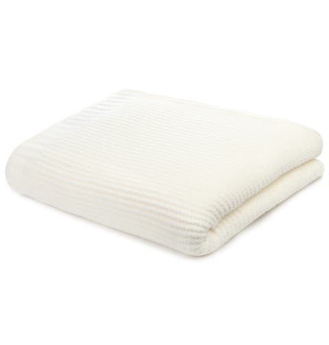 Queen Blanket - Waffle Weave - Chenilla Classic