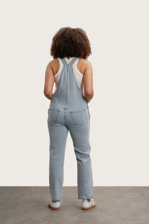 Nom Maternity Mae Maternity Overalls In Blue