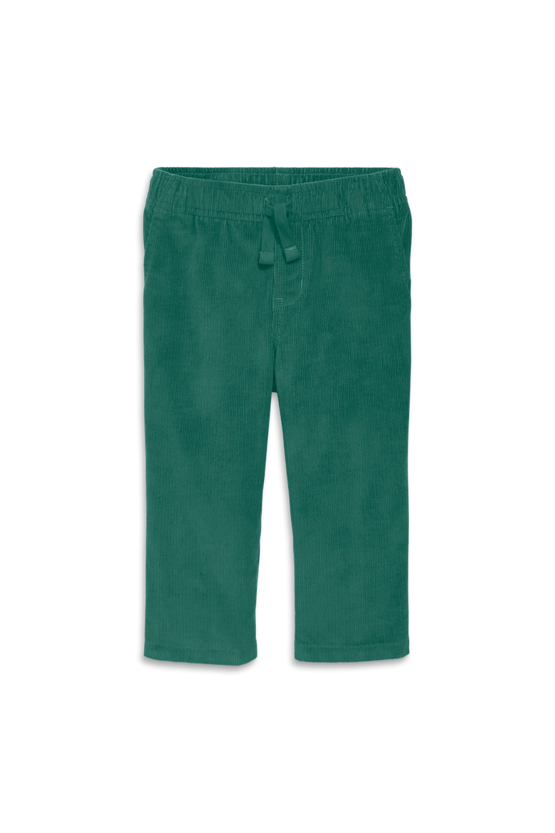 Baby Stretch Corduroy Drawstring Pant, Main, color, Moss