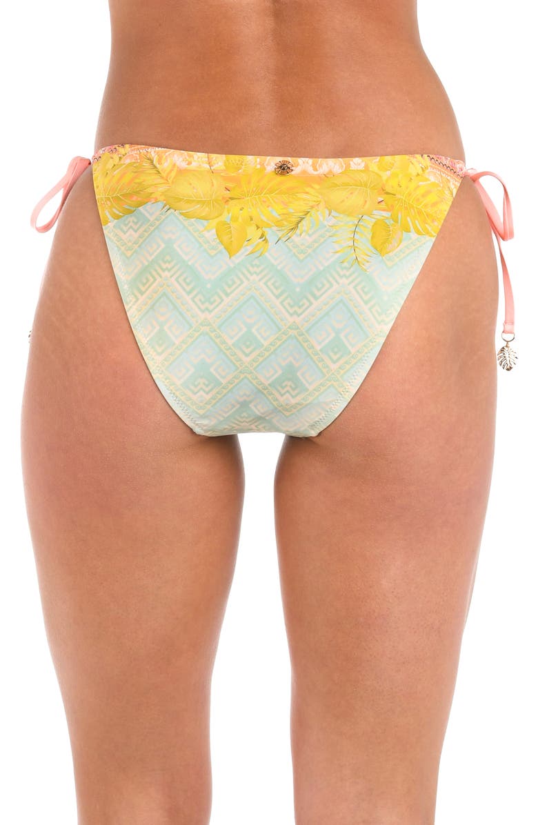 Sunshine 79 Dreamland String Bikini Bottoms, Alternate, color, Beige Multi