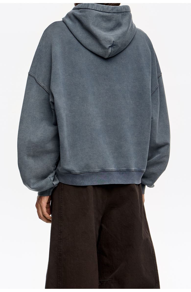 Bimba y Lola Dachshund Logo Hoodie, Alternate, color, Grey Blue