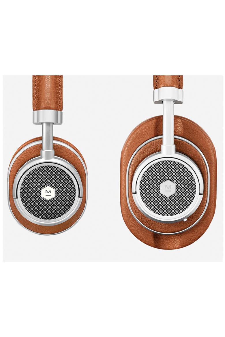 MW50Plus Wireless On/Over-Ear Headphones, Alternate, color, BROWN/ SILVER