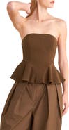 FREEMARKET Tube Peplum Top