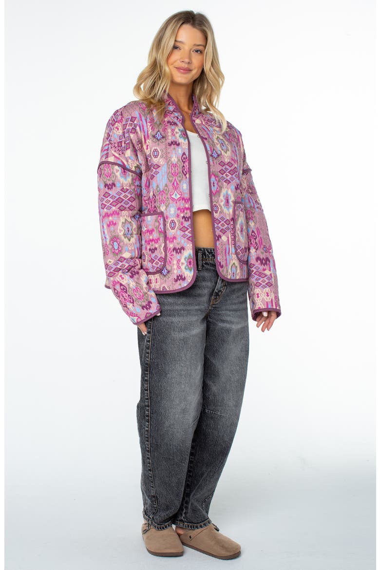 Solana Quilted Jacket, Alternate, color, MISTY ROSE