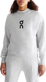 On Club Crewneck Cotton Blend Sweatshirt