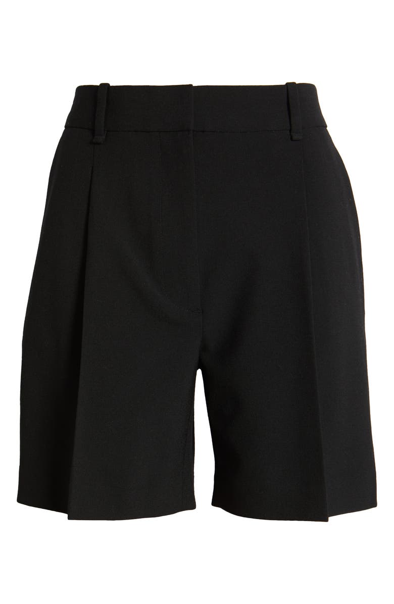 rag & bone Irina Wool Blend Shorts, Alternate, color, Black