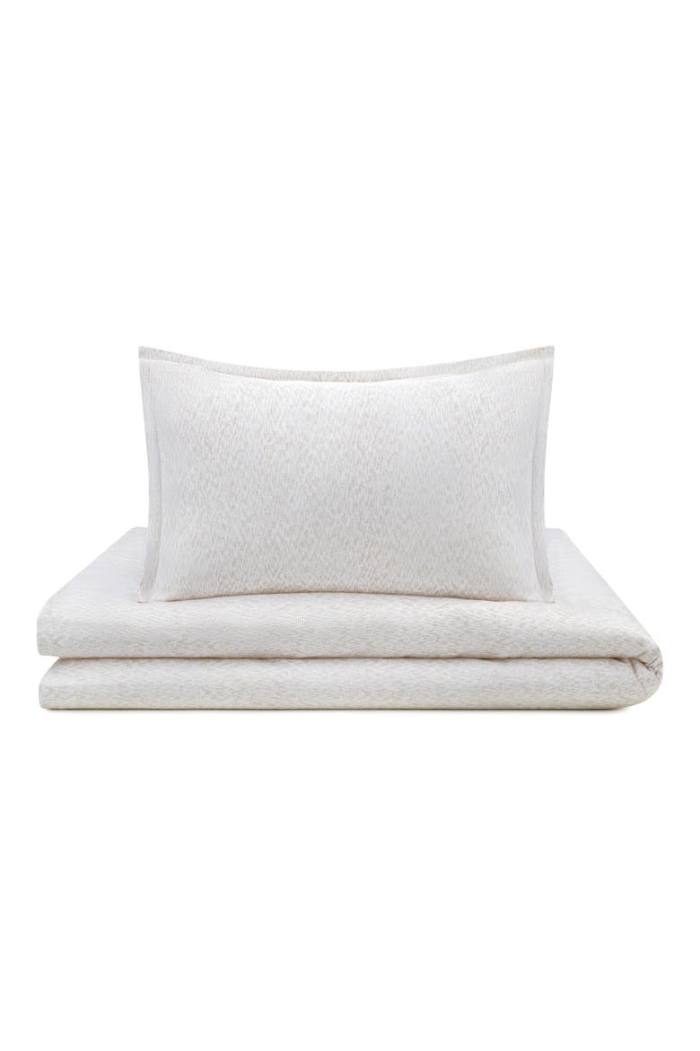 Hazy Taupe Cotton Crib Duvet Cover, Main, color, TAUPE