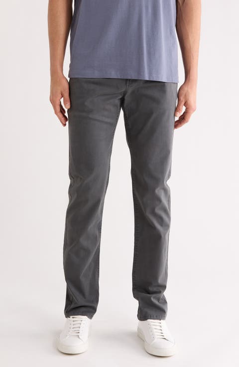 Stretch Cotton Blend 5-Pocket Pants