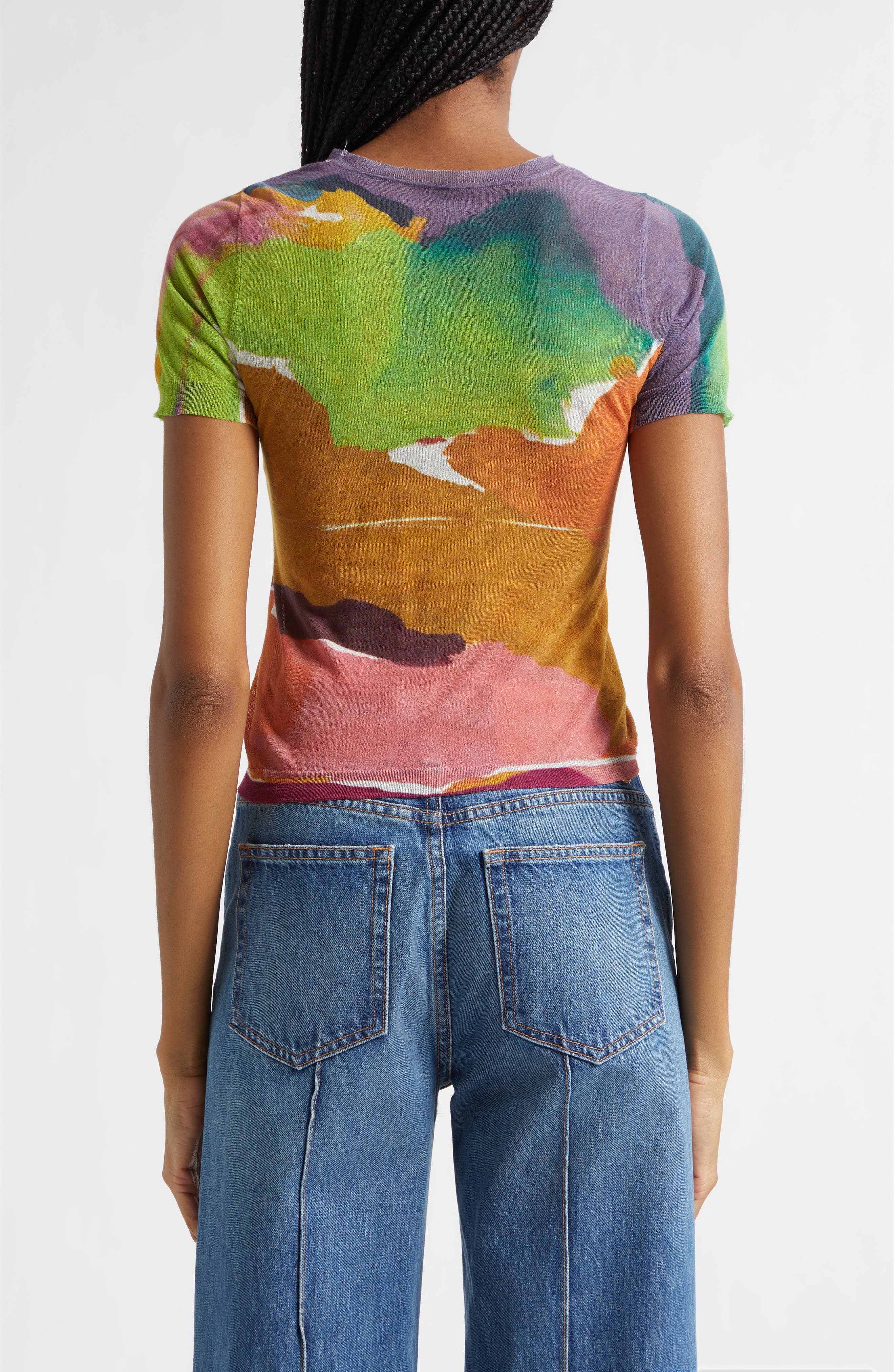 Sana Cotton Blend T-Shirt - image 2