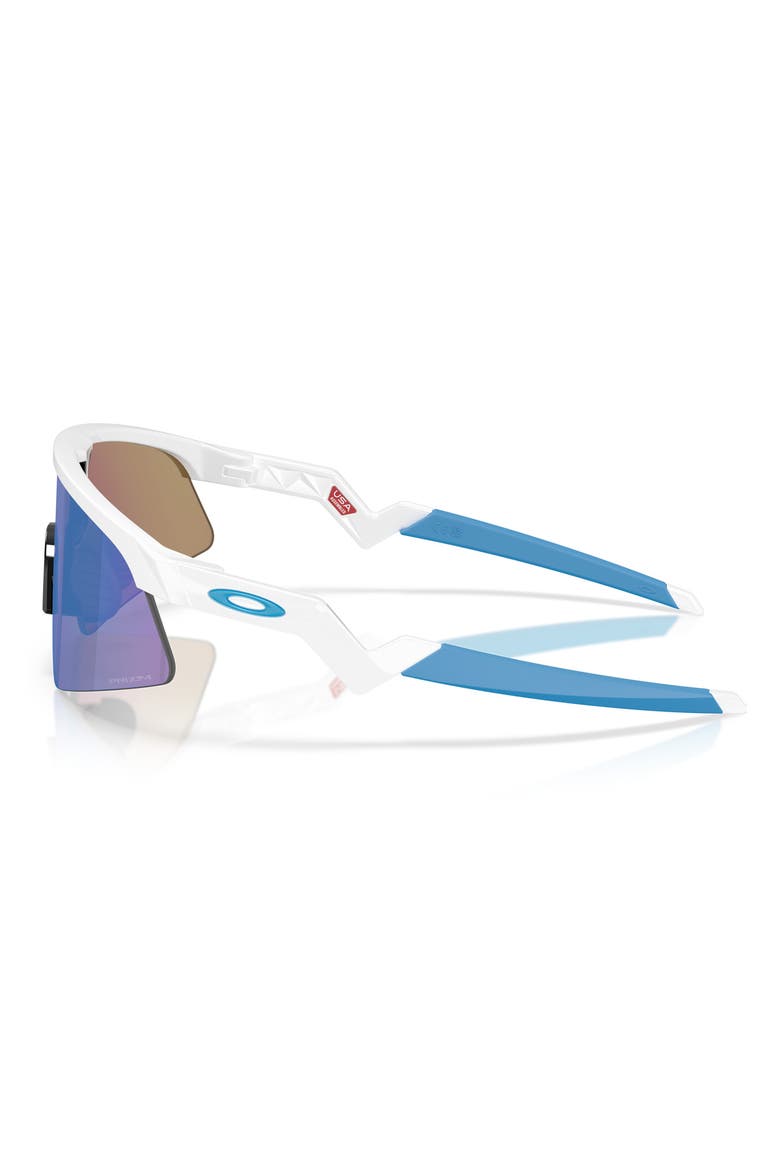 Prizm™ Everyday 28mm Rectangular Sunglasses, Alternate, color, POLISHED WHITE / SAPPHIRE