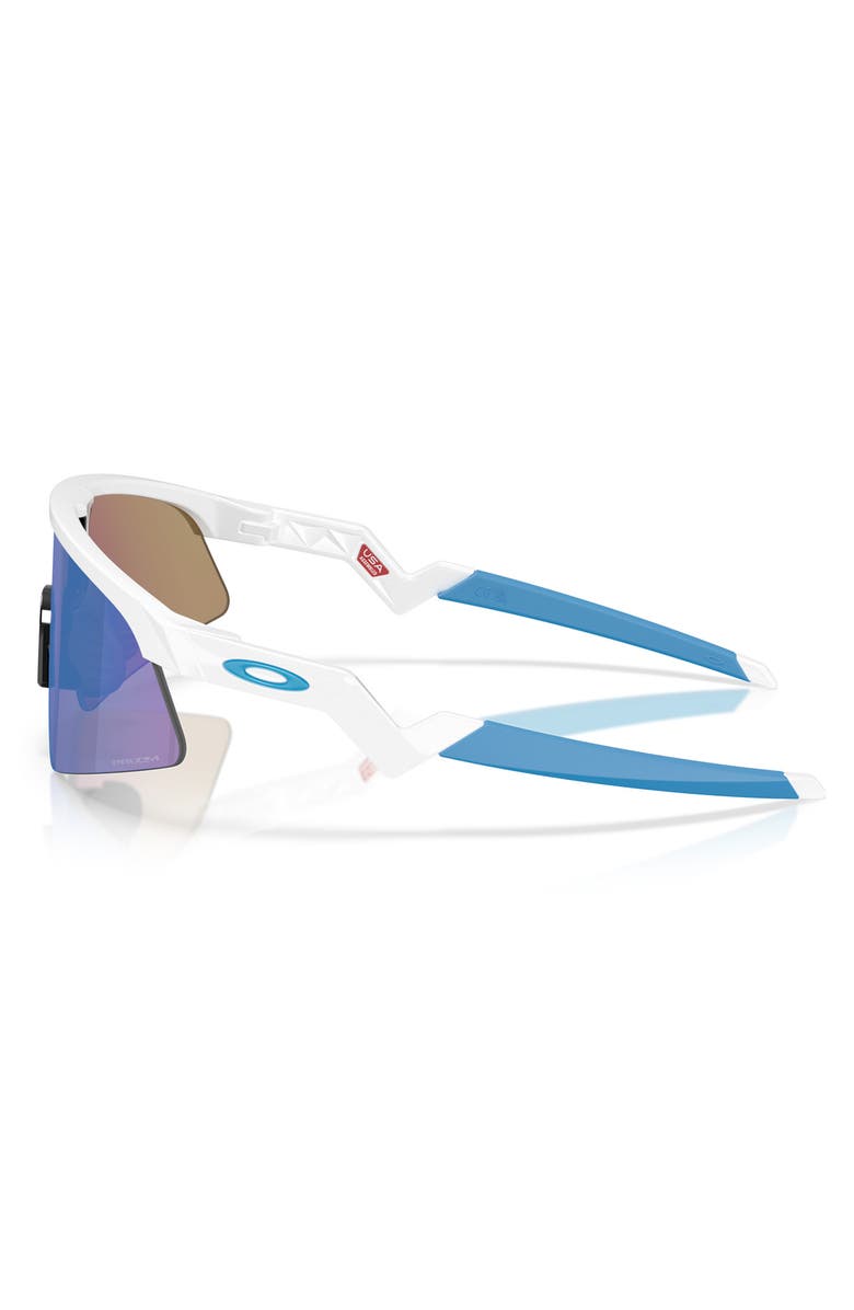 Oakley Prizm<sup>™</sup> Everyday 28mm Rectangular Sunglasses, Alternate, color, Polished White / Sapphire