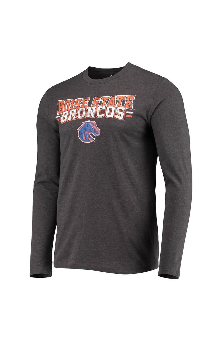 CONCEPTS SPORT Men's Concepts Sport Royal/Heathered Charcoal Boise State Broncos Meter Long Sleeve T-Shirt & Pants Sleep Set, Alternate, color, Royal