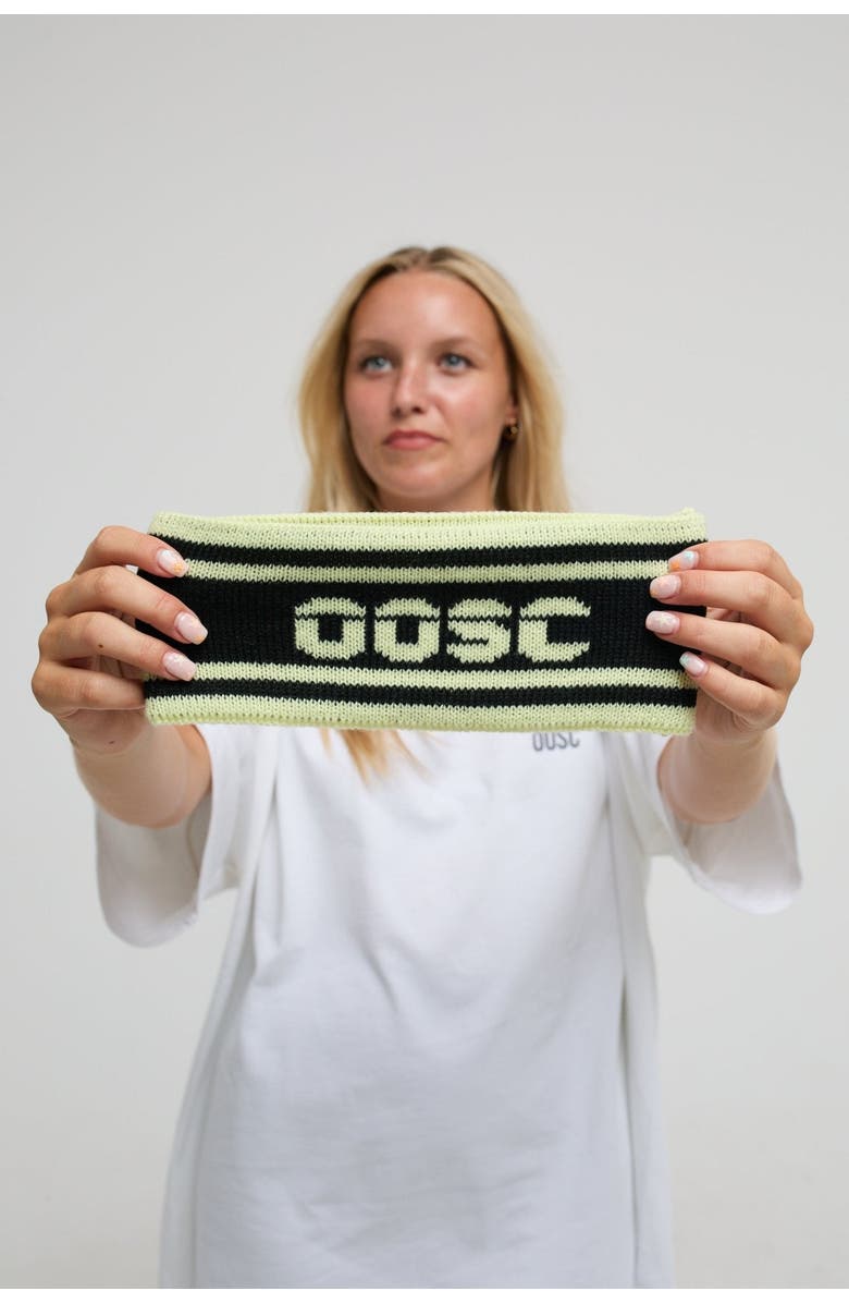 OOSC Après Headband - Yellow and Black, Alternate, color, Yellow And Black