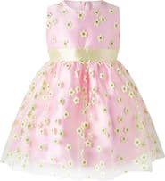 Rachel Riley 3D Daisy Tulle Party Dress