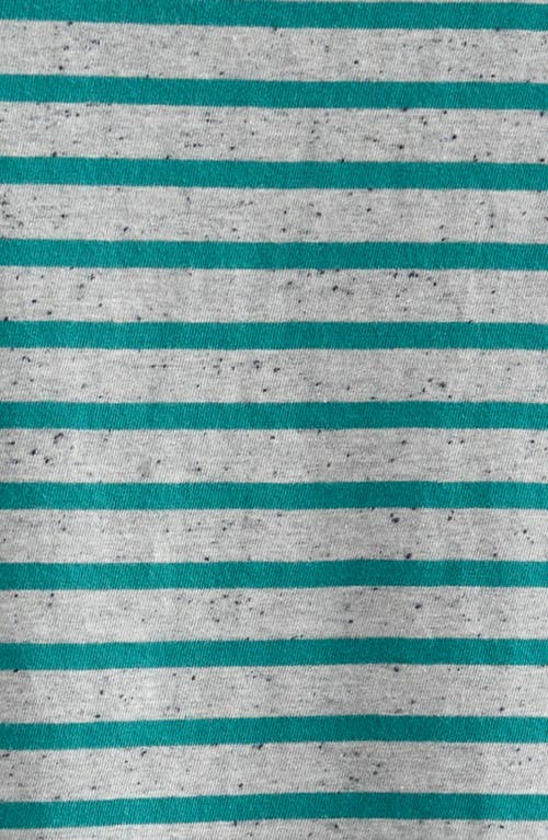 Tucker + Tate Kids' Stripe Embroidered T-shirt In Teal Bayou Cody Stripe