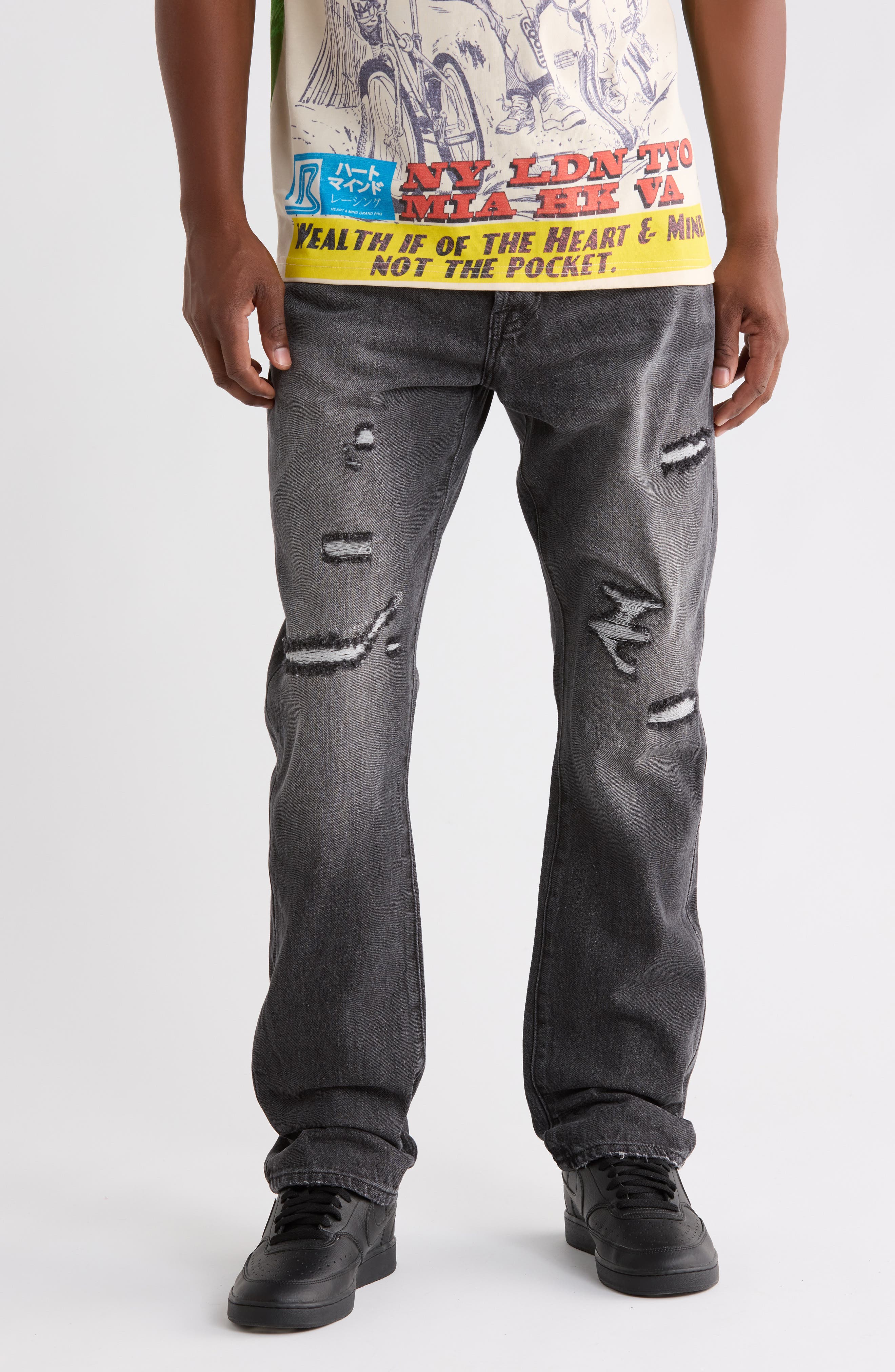 BB Mass Distressed Jeans