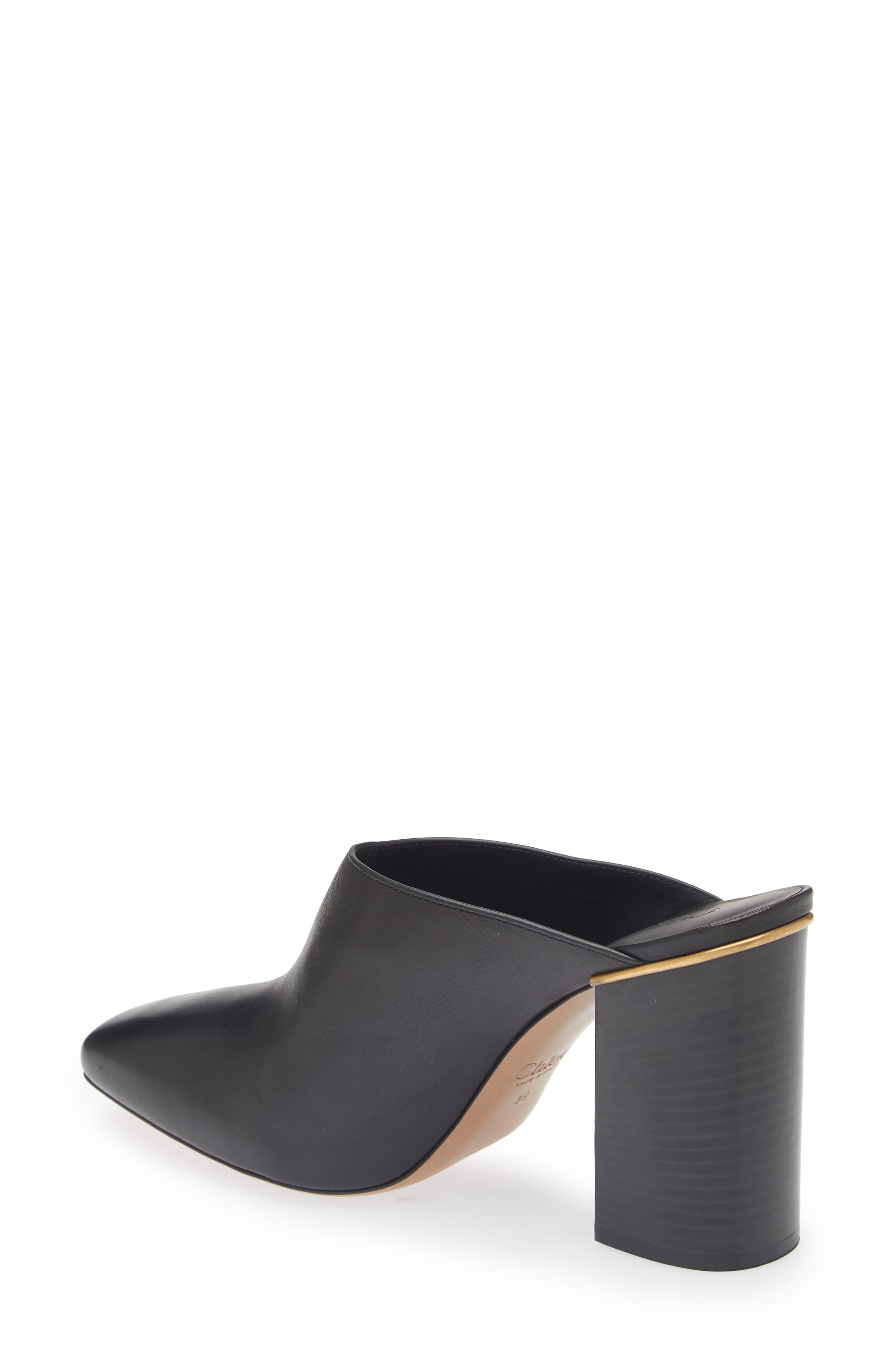 Chloé Ambre Mule, Alternate, color, Black