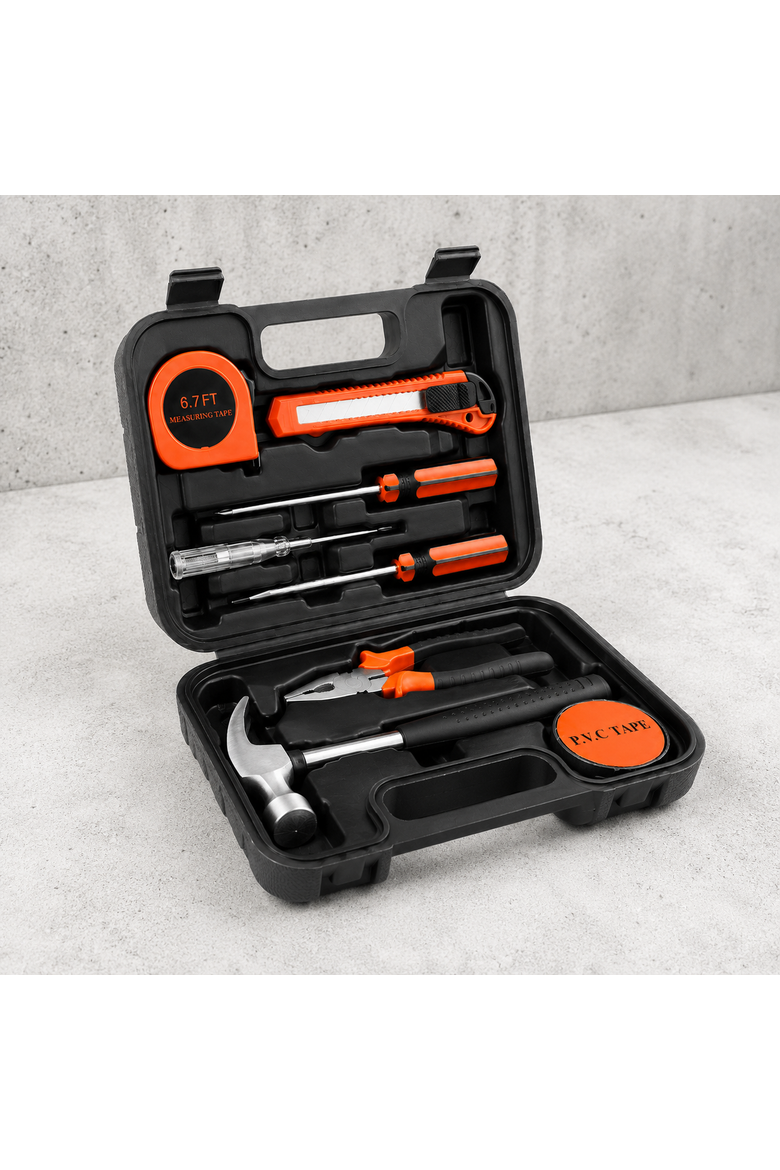 Electric Scrubber & 9-Pc Handy Tool Kit, Alternate, color, Black