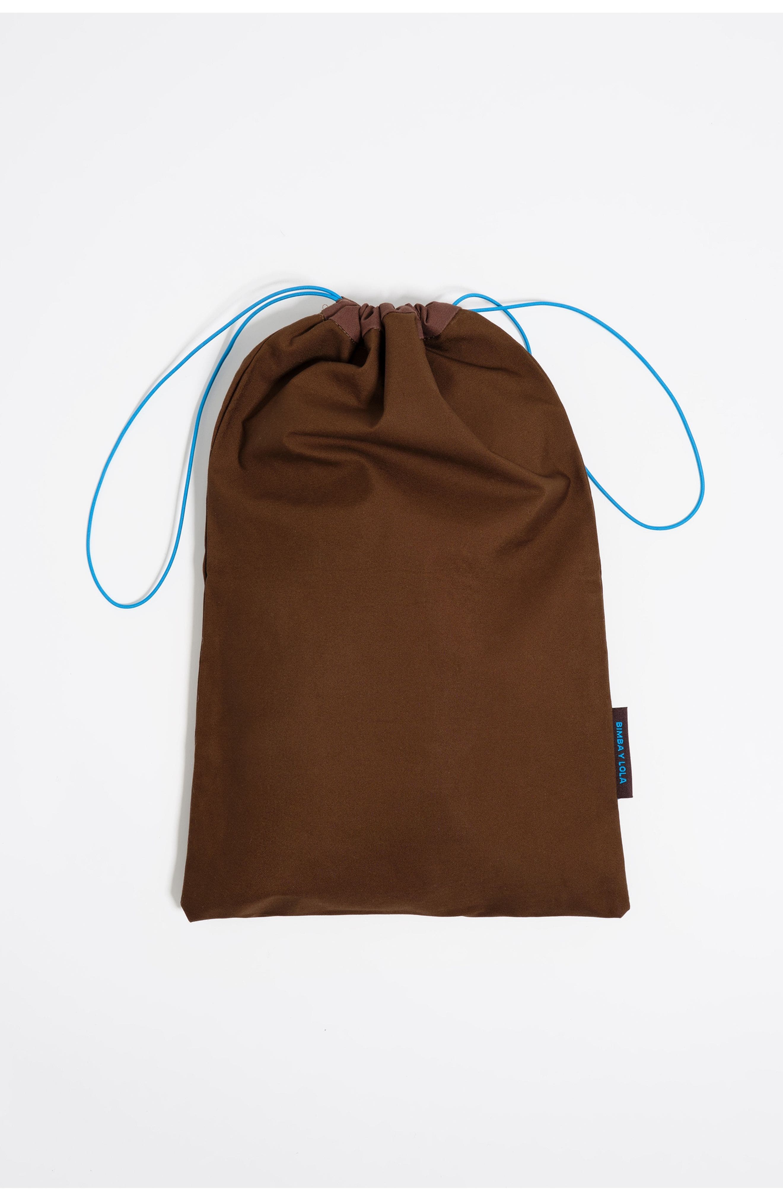 Bimba y Lola Coated Fabric Ballerina, Alternate, color, Dark Brown