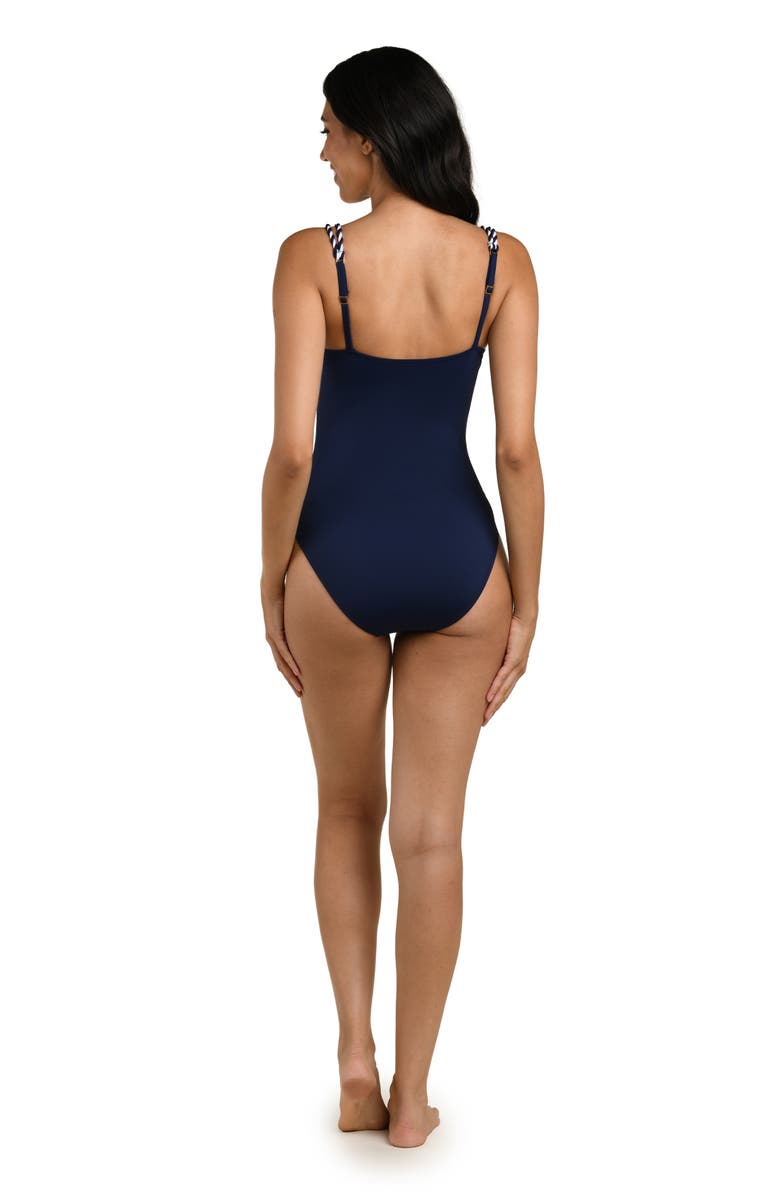 La Blanca Mariner One-Piece Swimsuit, Alternate, color, 