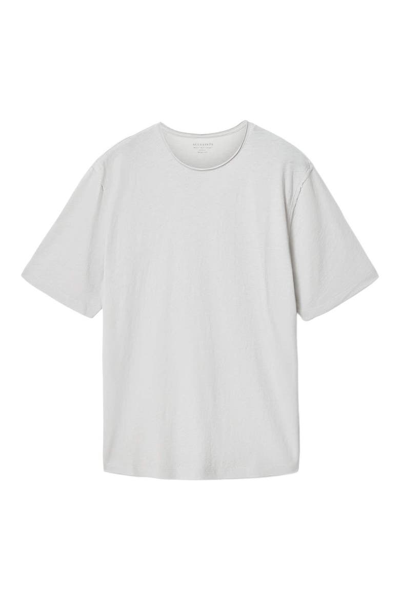 Figure Roll Neck Cotton T-Shirt, Alternate, color, PEBBLE GREY