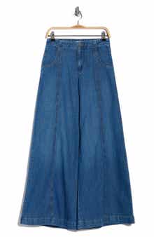 TWP Dancing In The Dark Wide Leg Jeans