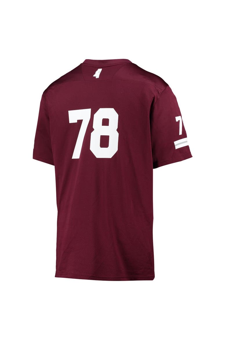 Men's adidas #78 Maroon Mississippi State Bulldogs Team Premier Football Jersey, Alternate, color, Maroon