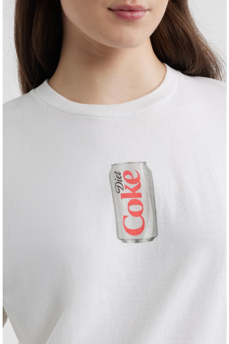 Diet Coke® Graphic T-Shirt, Alternate, color, WHITE