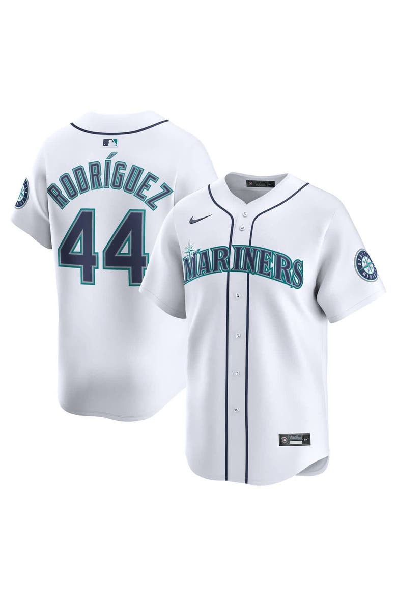 Men's Nike Julio Rodríguez White Seattle Mariners Home Limited Player Jersey, Main, color, White