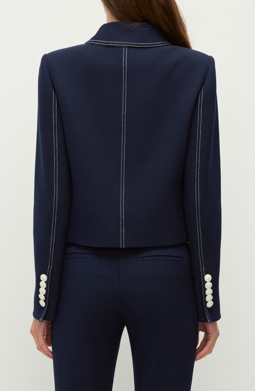 Veronica Beard Constantine Tailored Jacket In Navy