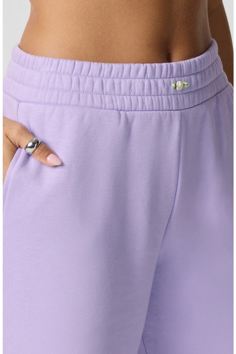 Rosette Wide Leg Sweatpants, Alternate, color, MILLIE LAVENDER