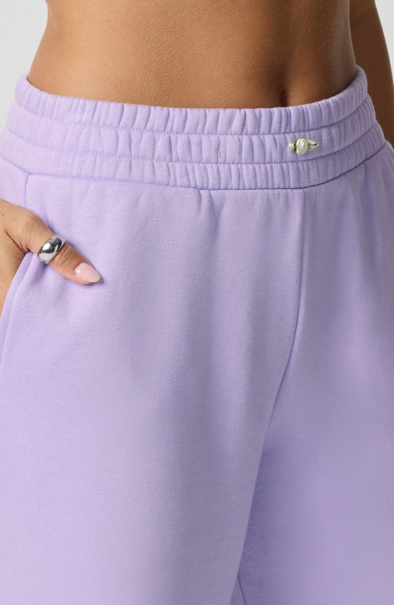 Florence by Mills Rosette Wide Leg Sweatpants, Alternate, color, Millie Lavender