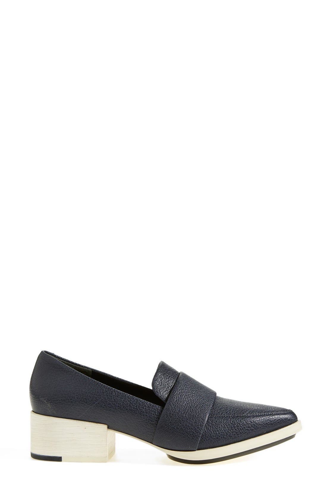 'Quinn' Loafer, Alternate, color, NAVY