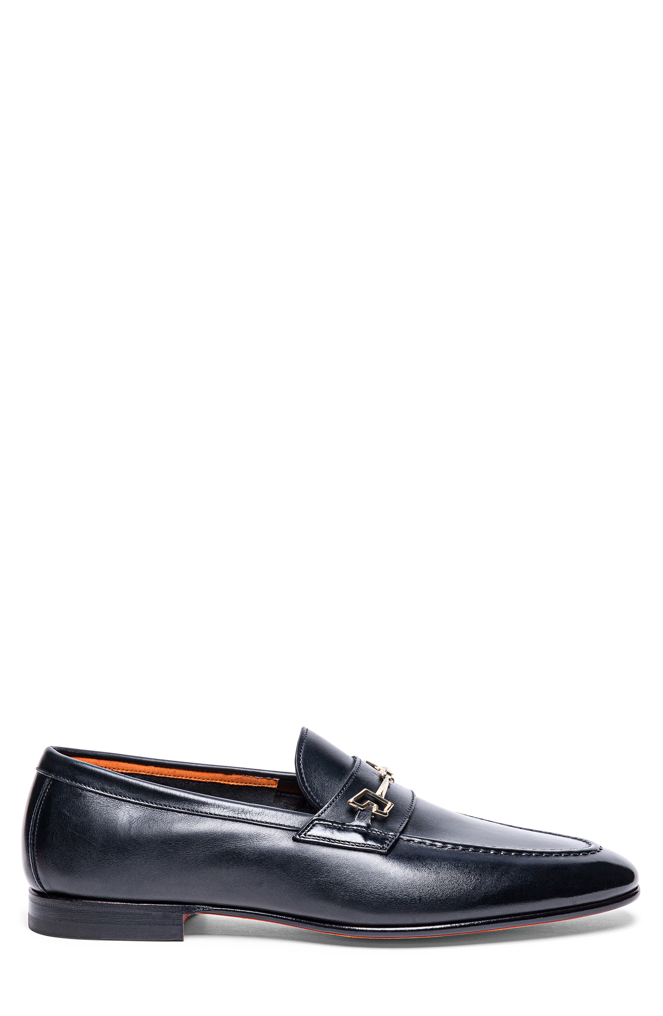 Santoni Saddle Bit Loafer, Alternate, color, 